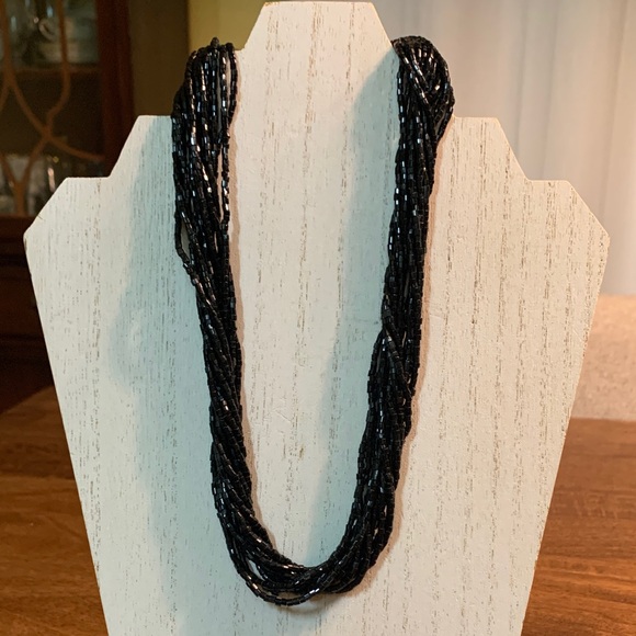 Jewelry - Black Seed Bead Necklace